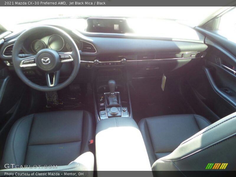 Jet Black Mica / Black 2021 Mazda CX-30 Preferred AWD