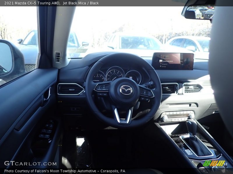 Jet Black Mica / Black 2021 Mazda CX-5 Touring AWD
