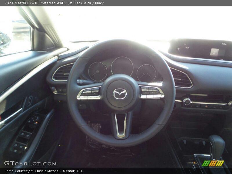 Jet Black Mica / Black 2021 Mazda CX-30 Preferred AWD
