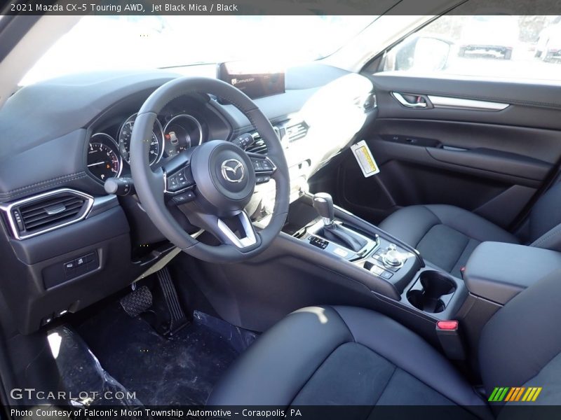 Jet Black Mica / Black 2021 Mazda CX-5 Touring AWD