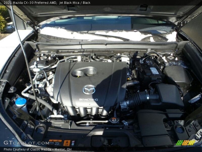 Jet Black Mica / Black 2021 Mazda CX-30 Preferred AWD