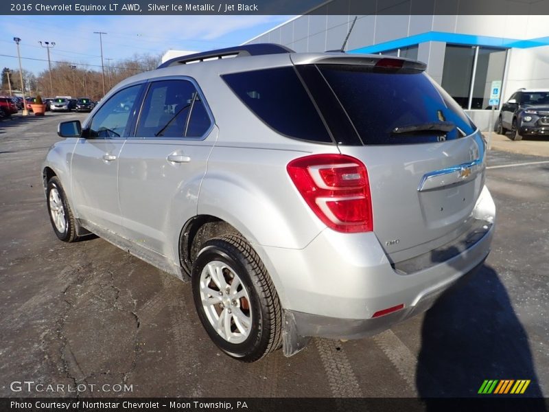 Silver Ice Metallic / Jet Black 2016 Chevrolet Equinox LT AWD