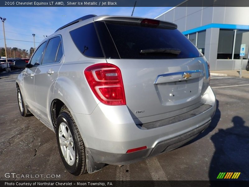 Silver Ice Metallic / Jet Black 2016 Chevrolet Equinox LT AWD