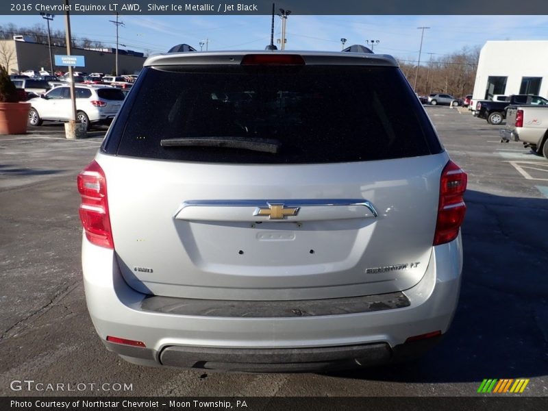 Silver Ice Metallic / Jet Black 2016 Chevrolet Equinox LT AWD