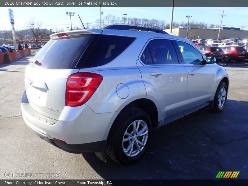 Silver Ice Metallic / Jet Black 2016 Chevrolet Equinox LT AWD