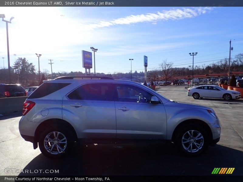 Silver Ice Metallic / Jet Black 2016 Chevrolet Equinox LT AWD