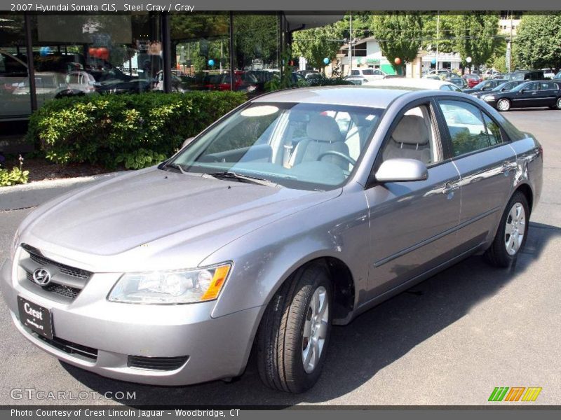 Steel Gray / Gray 2007 Hyundai Sonata GLS