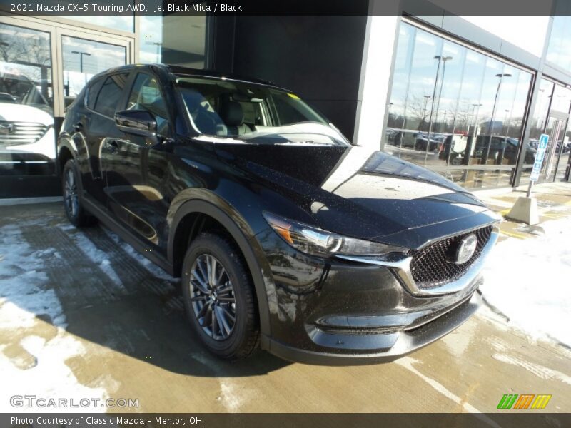 Jet Black Mica / Black 2021 Mazda CX-5 Touring AWD
