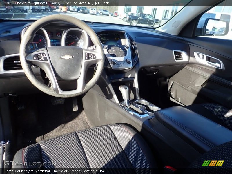Silver Ice Metallic / Jet Black 2016 Chevrolet Equinox LT AWD