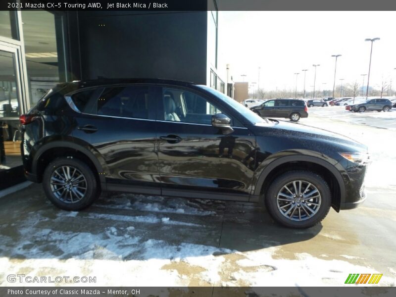 Jet Black Mica / Black 2021 Mazda CX-5 Touring AWD