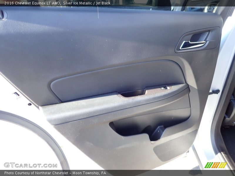 Silver Ice Metallic / Jet Black 2016 Chevrolet Equinox LT AWD