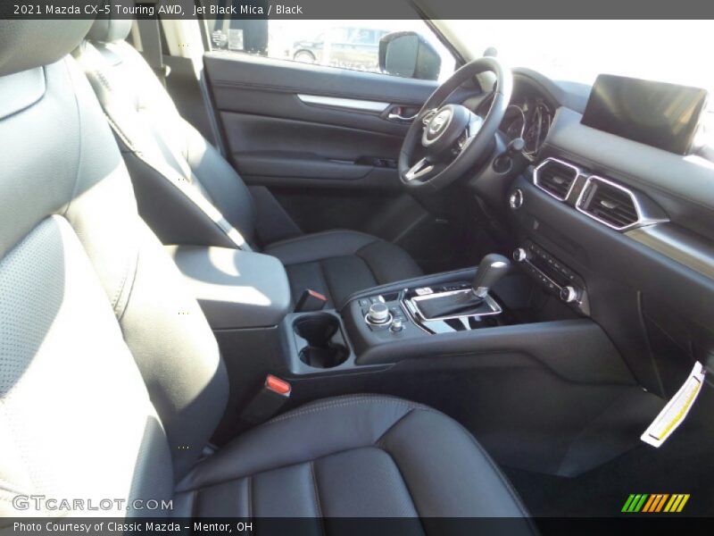 Jet Black Mica / Black 2021 Mazda CX-5 Touring AWD