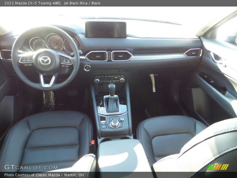 Jet Black Mica / Black 2021 Mazda CX-5 Touring AWD