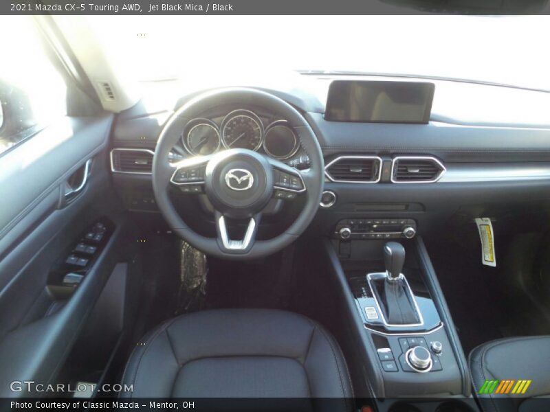 Jet Black Mica / Black 2021 Mazda CX-5 Touring AWD