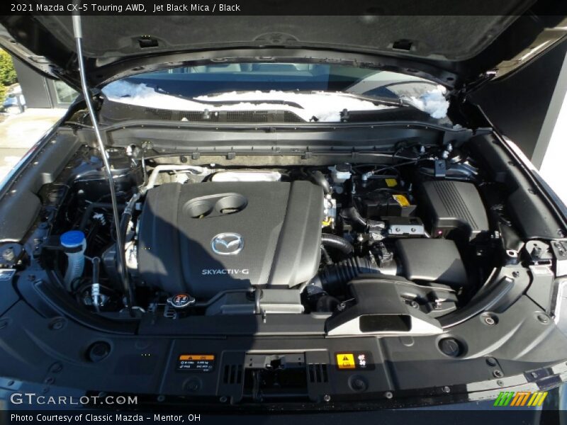 Jet Black Mica / Black 2021 Mazda CX-5 Touring AWD