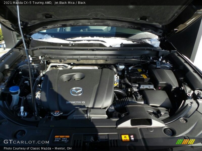 Jet Black Mica / Black 2021 Mazda CX-5 Touring AWD