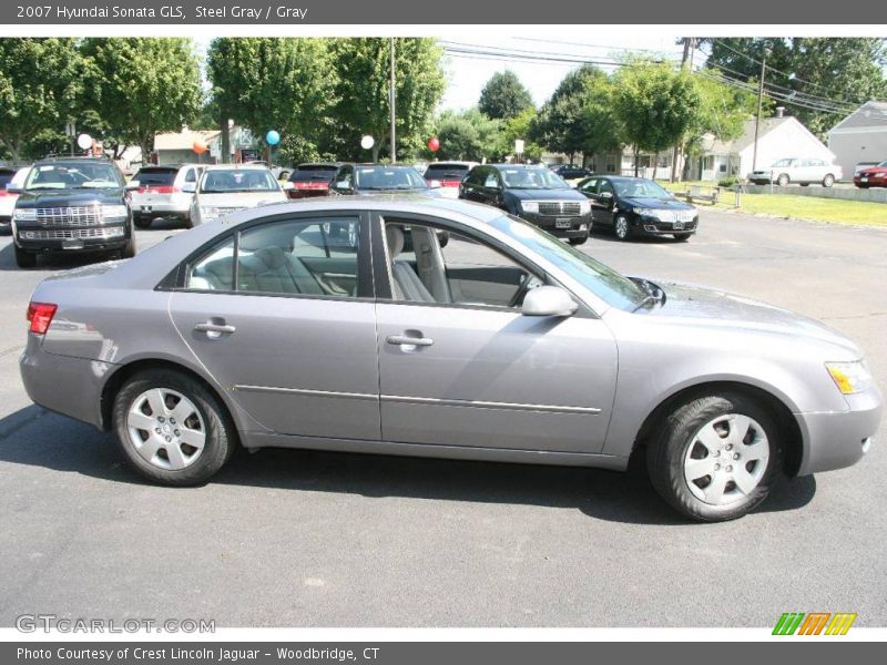 Steel Gray / Gray 2007 Hyundai Sonata GLS