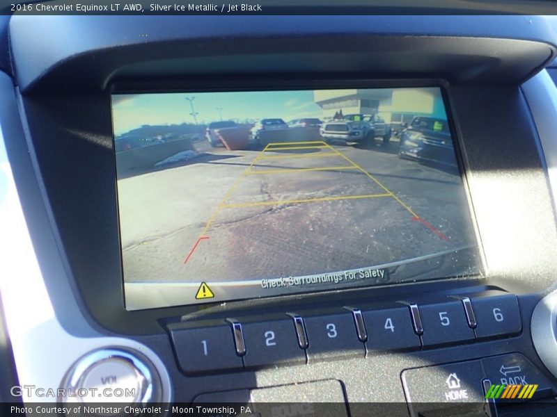 Silver Ice Metallic / Jet Black 2016 Chevrolet Equinox LT AWD