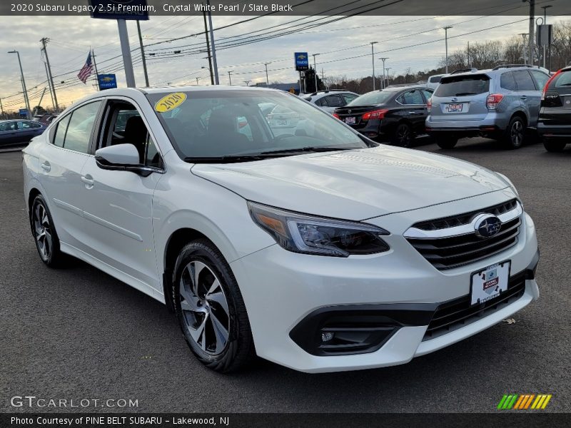 Crystal White Pearl / Slate Black 2020 Subaru Legacy 2.5i Premium