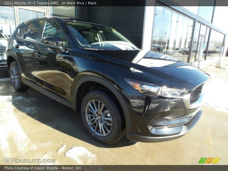 Jet Black Mica / Black 2021 Mazda CX-5 Touring AWD