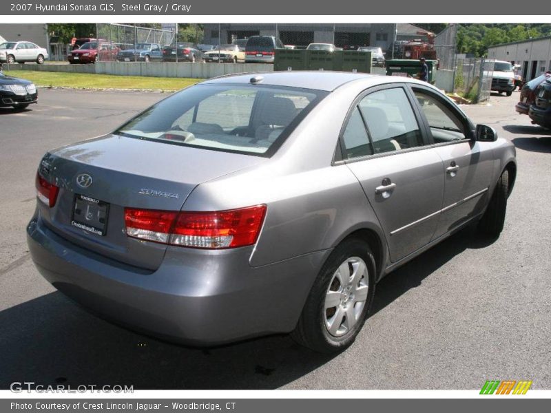 Steel Gray / Gray 2007 Hyundai Sonata GLS