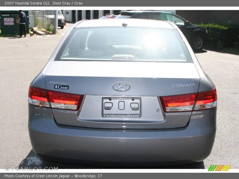 Steel Gray / Gray 2007 Hyundai Sonata GLS
