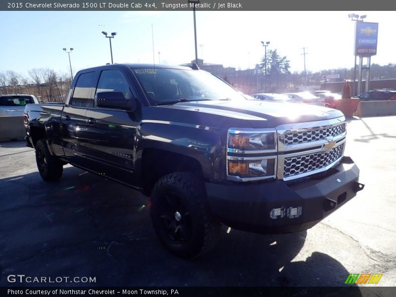 Tungsten Metallic / Jet Black 2015 Chevrolet Silverado 1500 LT Double Cab 4x4