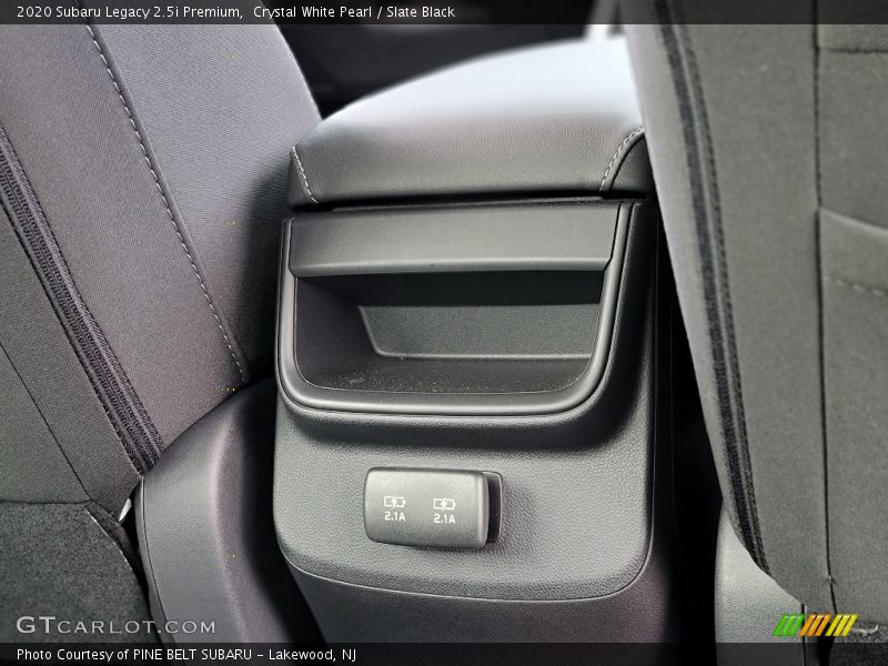 Crystal White Pearl / Slate Black 2020 Subaru Legacy 2.5i Premium