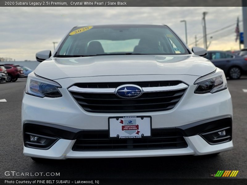 Crystal White Pearl / Slate Black 2020 Subaru Legacy 2.5i Premium