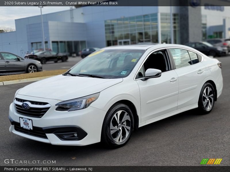 Crystal White Pearl / Slate Black 2020 Subaru Legacy 2.5i Premium