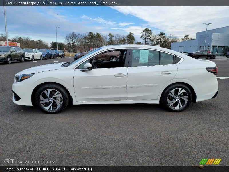 Crystal White Pearl / Slate Black 2020 Subaru Legacy 2.5i Premium