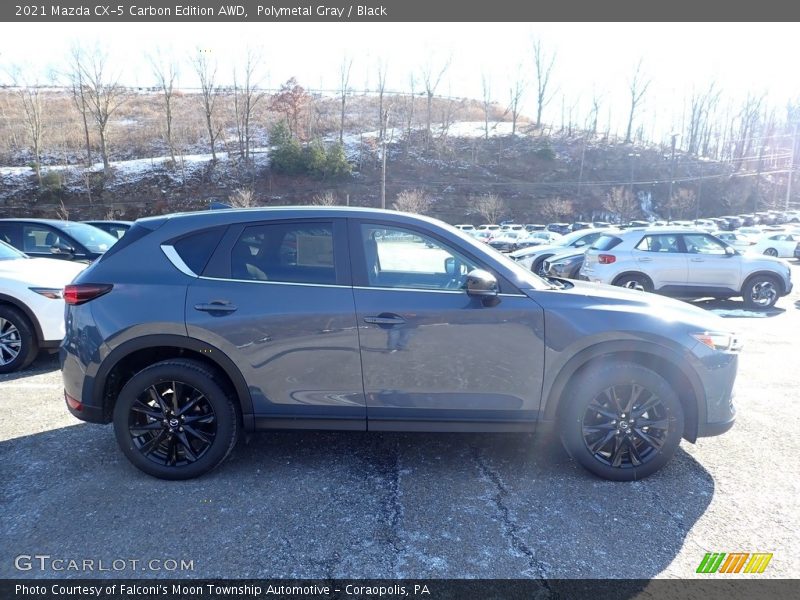 Polymetal Gray / Black 2021 Mazda CX-5 Carbon Edition AWD