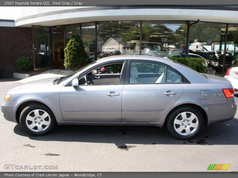 Steel Gray / Gray 2007 Hyundai Sonata GLS