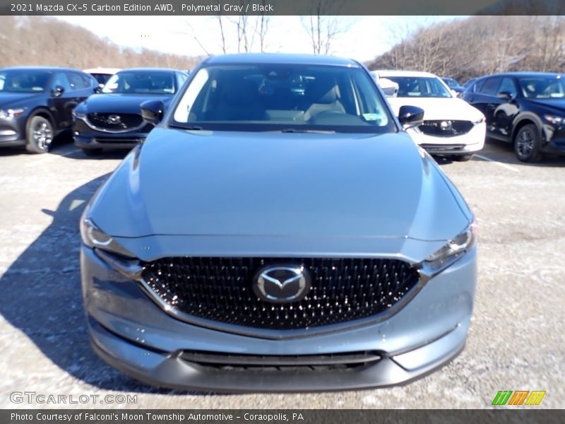 Polymetal Gray / Black 2021 Mazda CX-5 Carbon Edition AWD