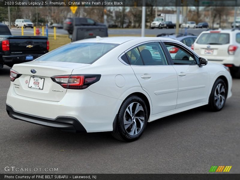 Crystal White Pearl / Slate Black 2020 Subaru Legacy 2.5i Premium