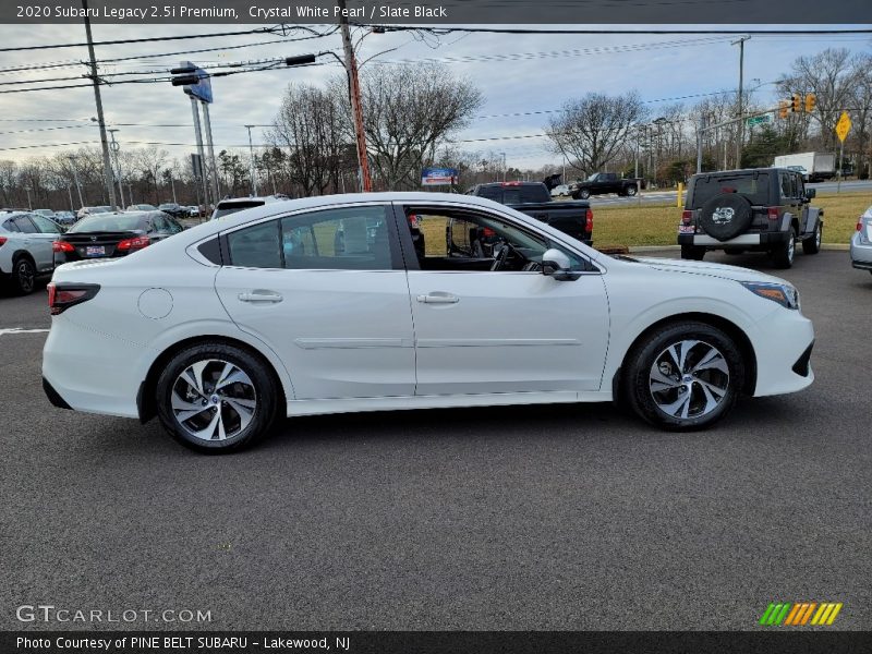 Crystal White Pearl / Slate Black 2020 Subaru Legacy 2.5i Premium