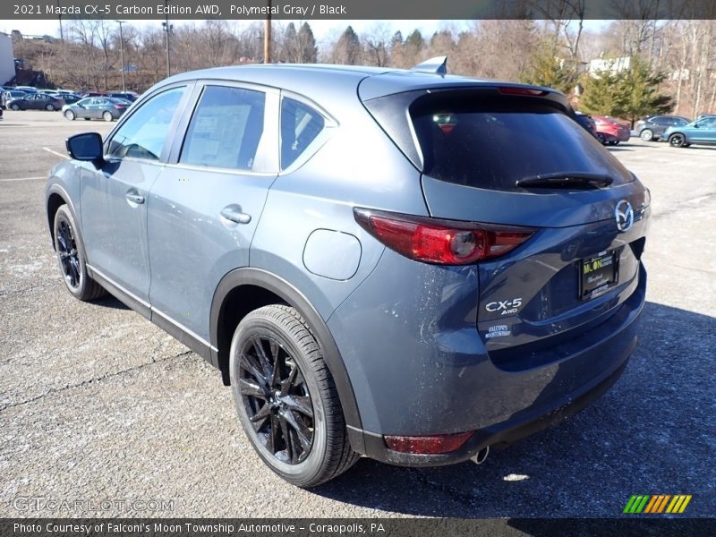 Polymetal Gray / Black 2021 Mazda CX-5 Carbon Edition AWD