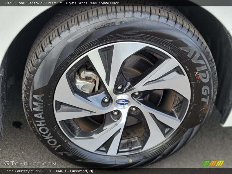 Crystal White Pearl / Slate Black 2020 Subaru Legacy 2.5i Premium