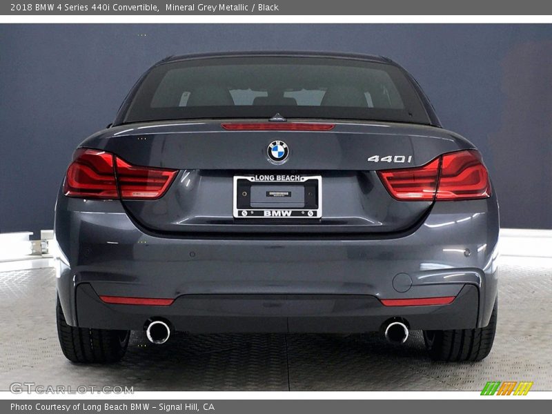 Mineral Grey Metallic / Black 2018 BMW 4 Series 440i Convertible