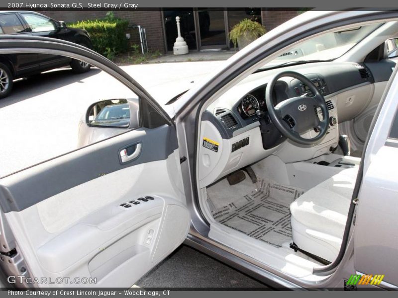 Steel Gray / Gray 2007 Hyundai Sonata GLS