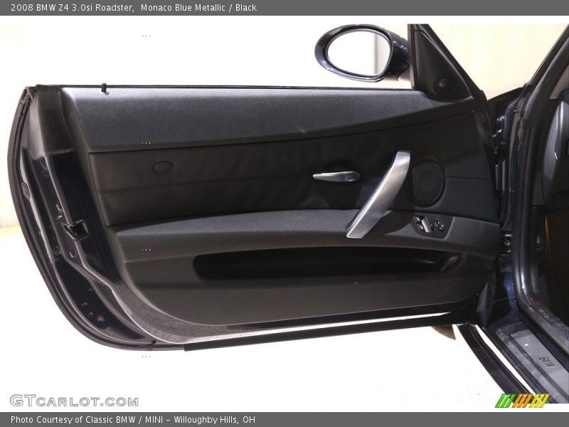 Monaco Blue Metallic / Black 2008 BMW Z4 3.0si Roadster