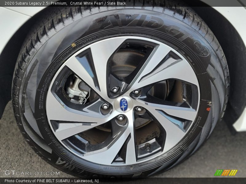 Crystal White Pearl / Slate Black 2020 Subaru Legacy 2.5i Premium