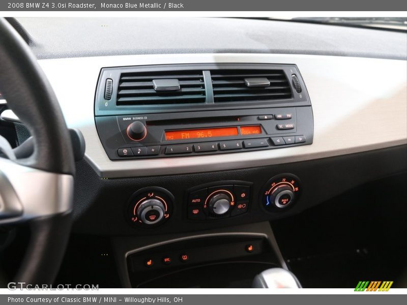 Monaco Blue Metallic / Black 2008 BMW Z4 3.0si Roadster