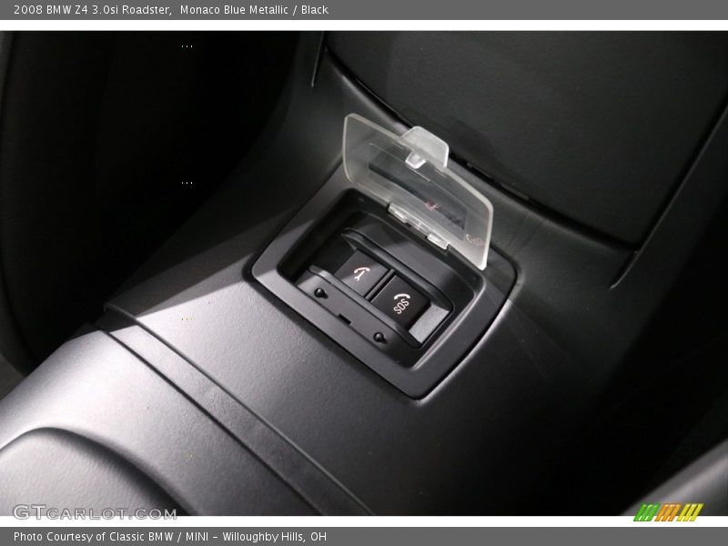 Monaco Blue Metallic / Black 2008 BMW Z4 3.0si Roadster