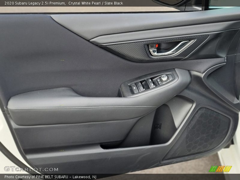 Crystal White Pearl / Slate Black 2020 Subaru Legacy 2.5i Premium