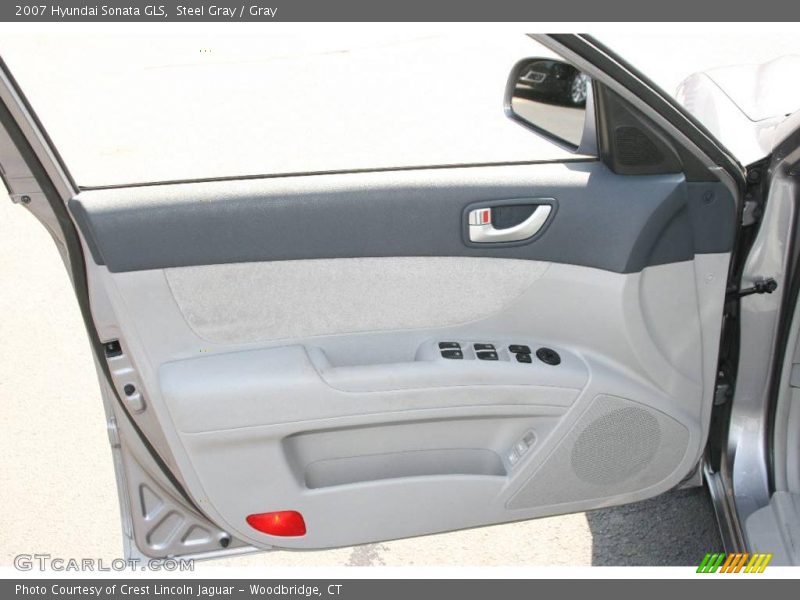 Steel Gray / Gray 2007 Hyundai Sonata GLS