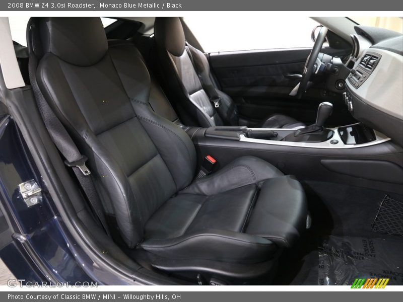 Monaco Blue Metallic / Black 2008 BMW Z4 3.0si Roadster