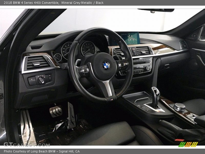Mineral Grey Metallic / Black 2018 BMW 4 Series 440i Convertible