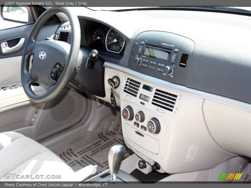 Steel Gray / Gray 2007 Hyundai Sonata GLS