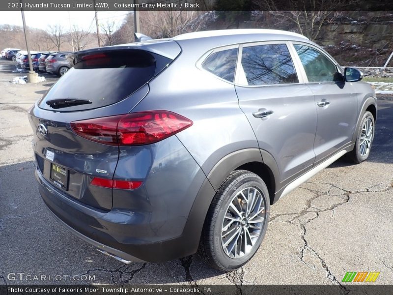Coliseum Gray Metallic / Black 2021 Hyundai Tucson Limited AWD